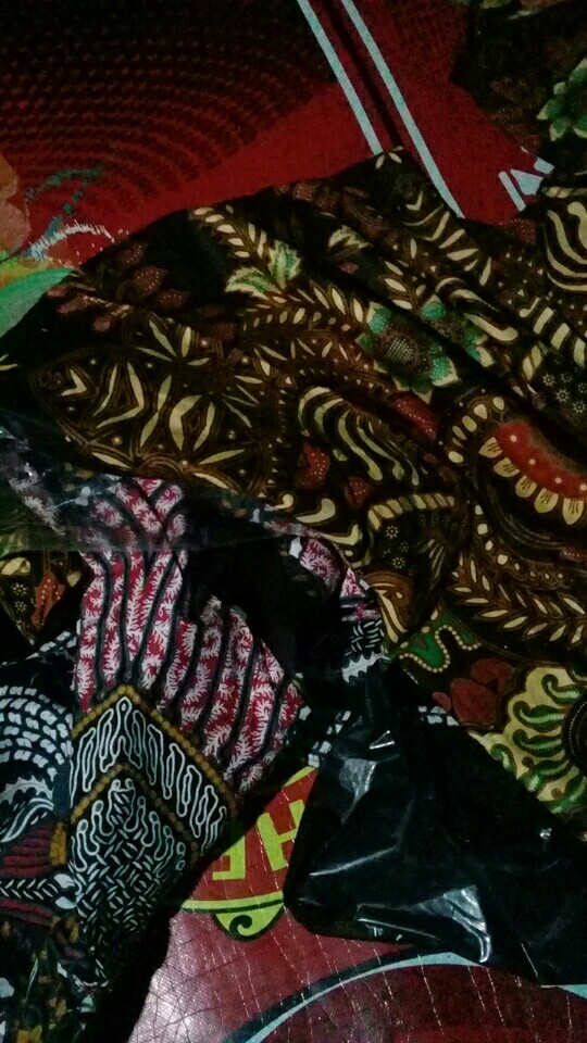 M-l-xl-xxl Batik Tunik Wanita Asj Sa Hrb026 Kenongo Pekalongan Sogan Tulis