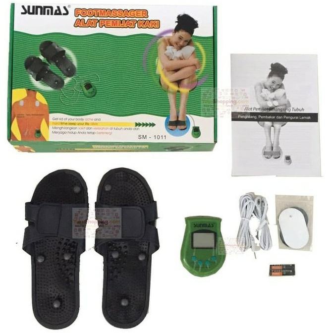 Alat Pijat Kaki Sunmas / Foot Massager / Sandal Kesehatan / Elektrik
