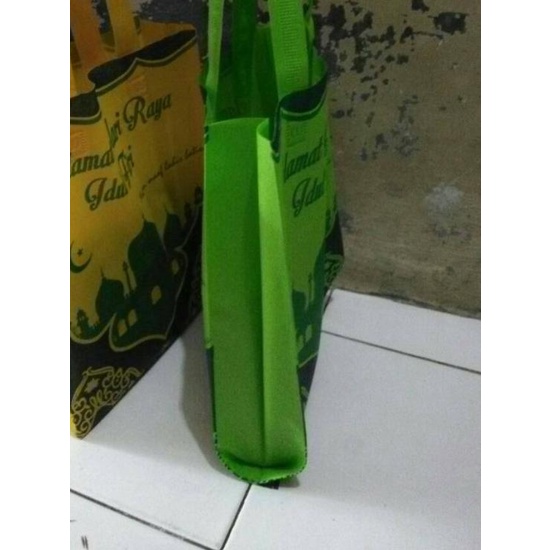 

❋ tas idulfitri/tas goodie bag/tas parcel M uk 30x40x8cm - Hijau Stabilo ♞