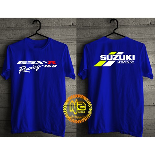 Kaos Baju Suzuki GSX/Baju GSX-R/T-shirt Suzuki GSX-R 01 Blue/Black