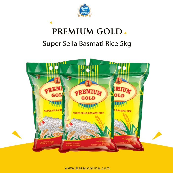

Ds501Vs Basmati Rice " Premium Gold " 5Kg Sv012Ss