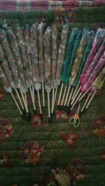 Kemoceng Bulu Ayam 1 Warna Murah