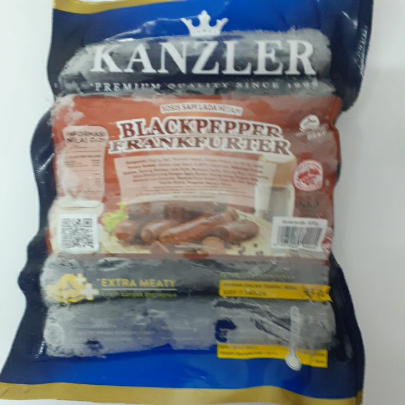 

Kanzler Blackpepper Frankfurter 300gr