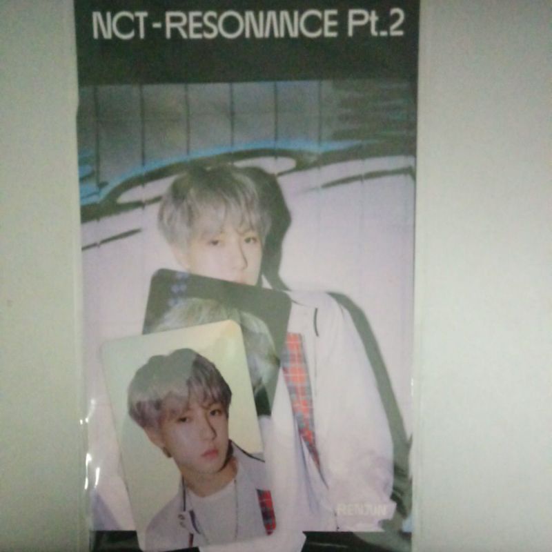 [BOOKED] NCT Resonance Pt 2 holo lenti standee sealed renjun