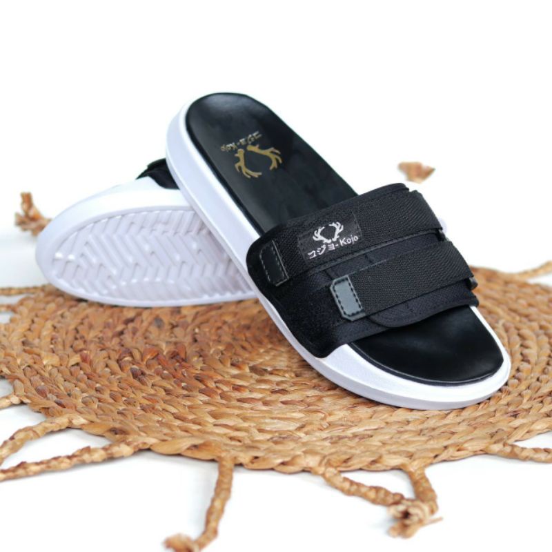 Sandal Pria Kekinian Sendal Slide Casual Slop Main Ringan Nyaman Murah