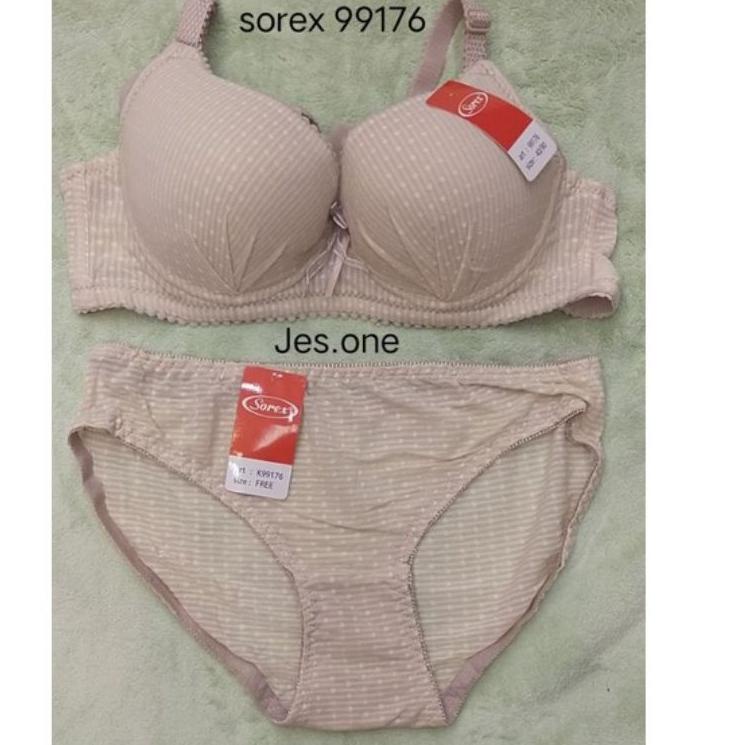 Buruan Beli Sorex 99176 Bra Set Berkawat Busa Sedang Cup B Kait 3 xtwj -42