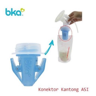 BKA KONEKTOR Kantong Asi dengan Pompa ASI / Konektor BOTOL Asip Connector to Pump / Connector Breastpump Wideneck Standardneck