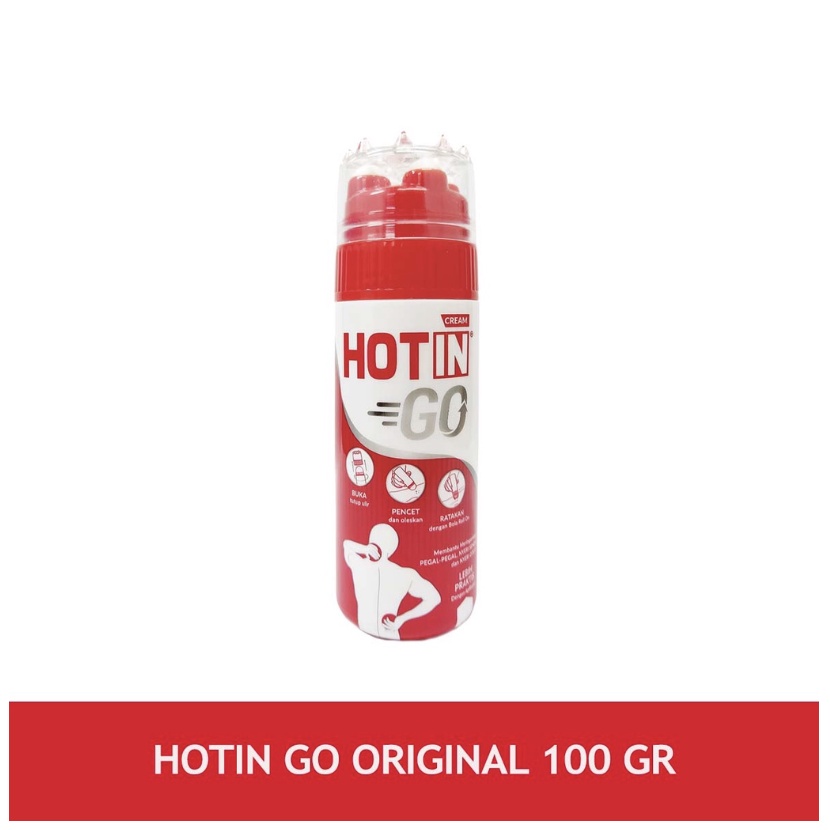 ASLI Hot In HOTIN GO Cream 100 Gram dengan Roll On dan Alat Pijat Strong Original VITAMIN KU