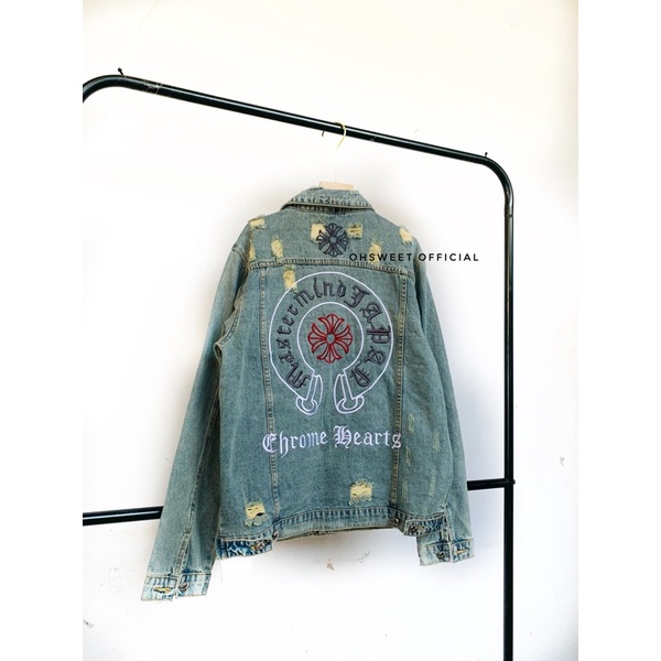 CHROME HEARTS X MASTERMIND DENIM JACKET