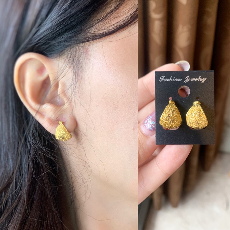 Anting alpaka polos / anting bali / anting murah