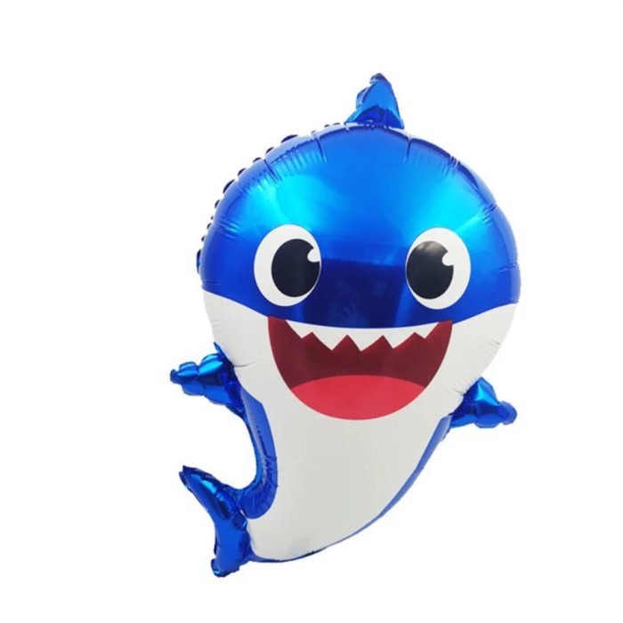 Balon Foil Baby Shark / Balon Plastik Karakter Kartun Baby Shark