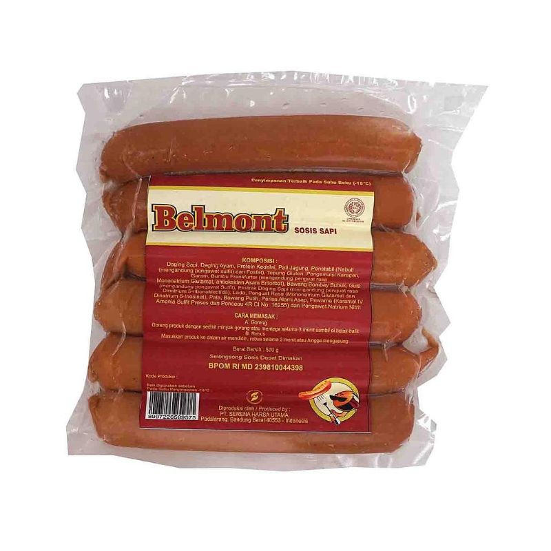 Sosis Sapi Bratwurst Belmont 500gr