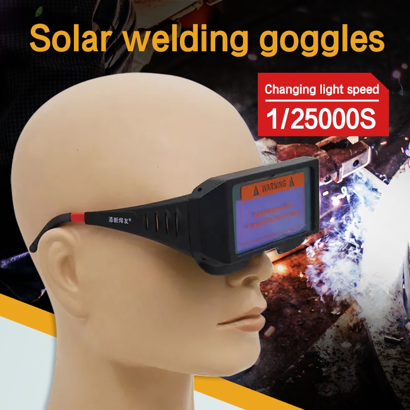 Kacamata Welding kacamata las otomatis Auto Darkening Soldering