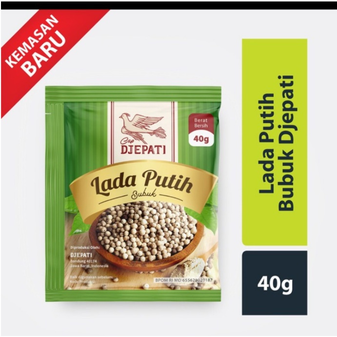 

Lada bubuk ‘ Djepati ‘ isi 40 gram
