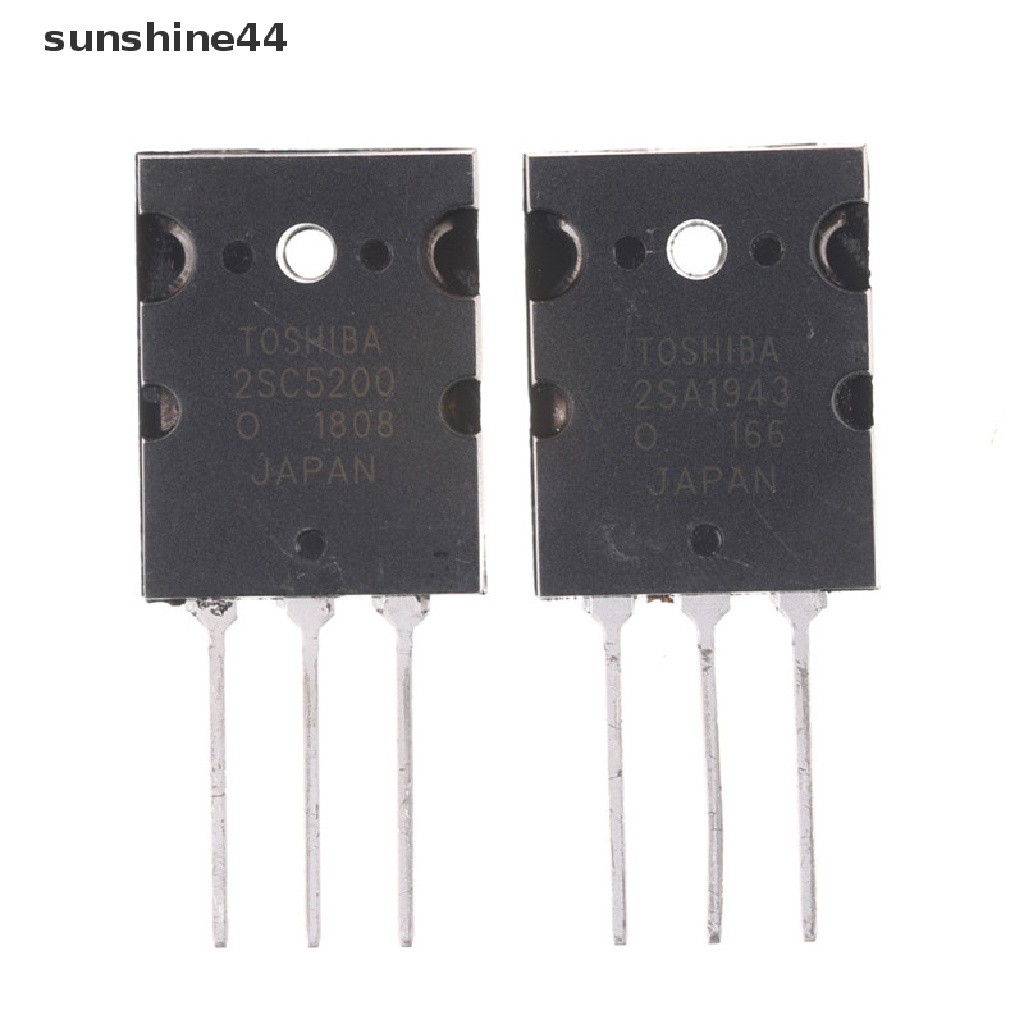 Sunshine 1 Pasang Transistor Power 2SA1943 &amp; 2SC5200 PNP