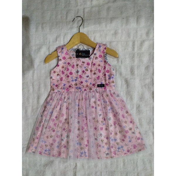 dress anak katun jepang baju bayi tile lucu murah