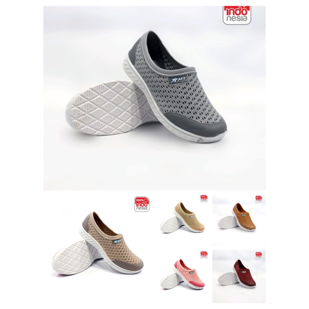 Sepatu Karet Wanita Santai Slip On ATT AKL 160