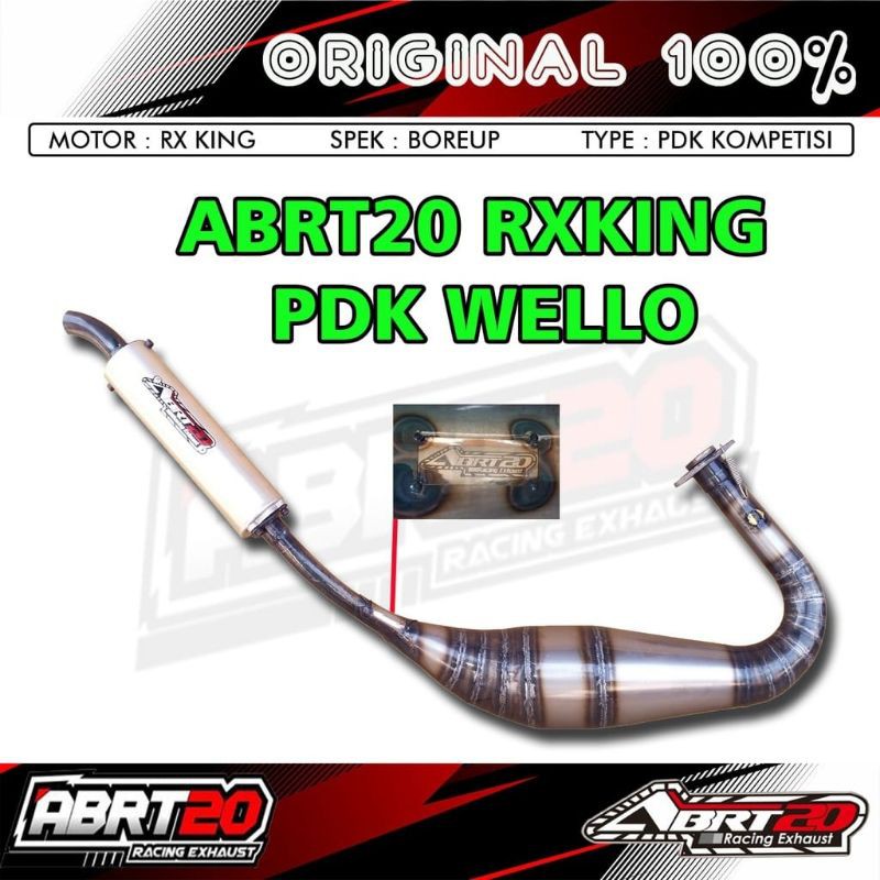 RX KING PDK KOMPETISI WELLO KNALPOT ABRT20