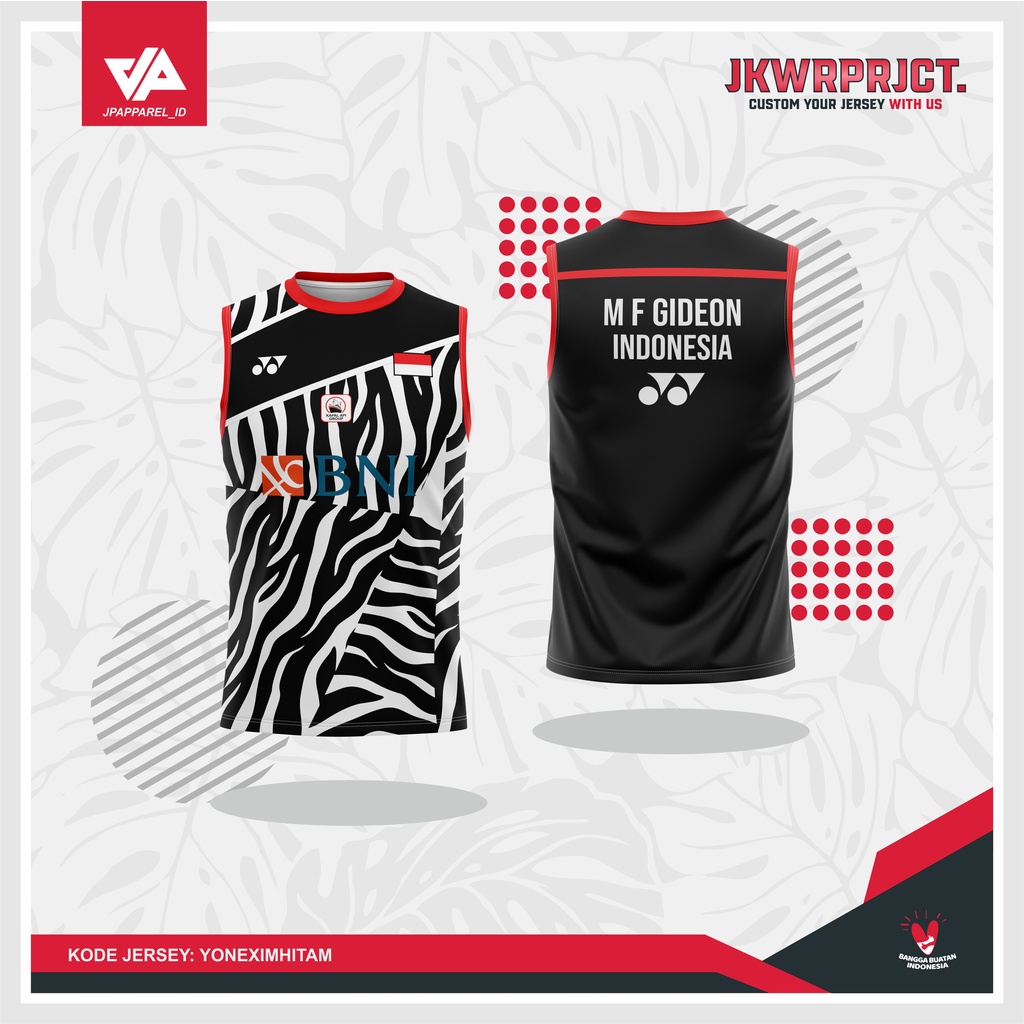 Jersey Badminton Yonex The Minions Indonesia Masters / Indonesia Badminton Festival Bali 2021