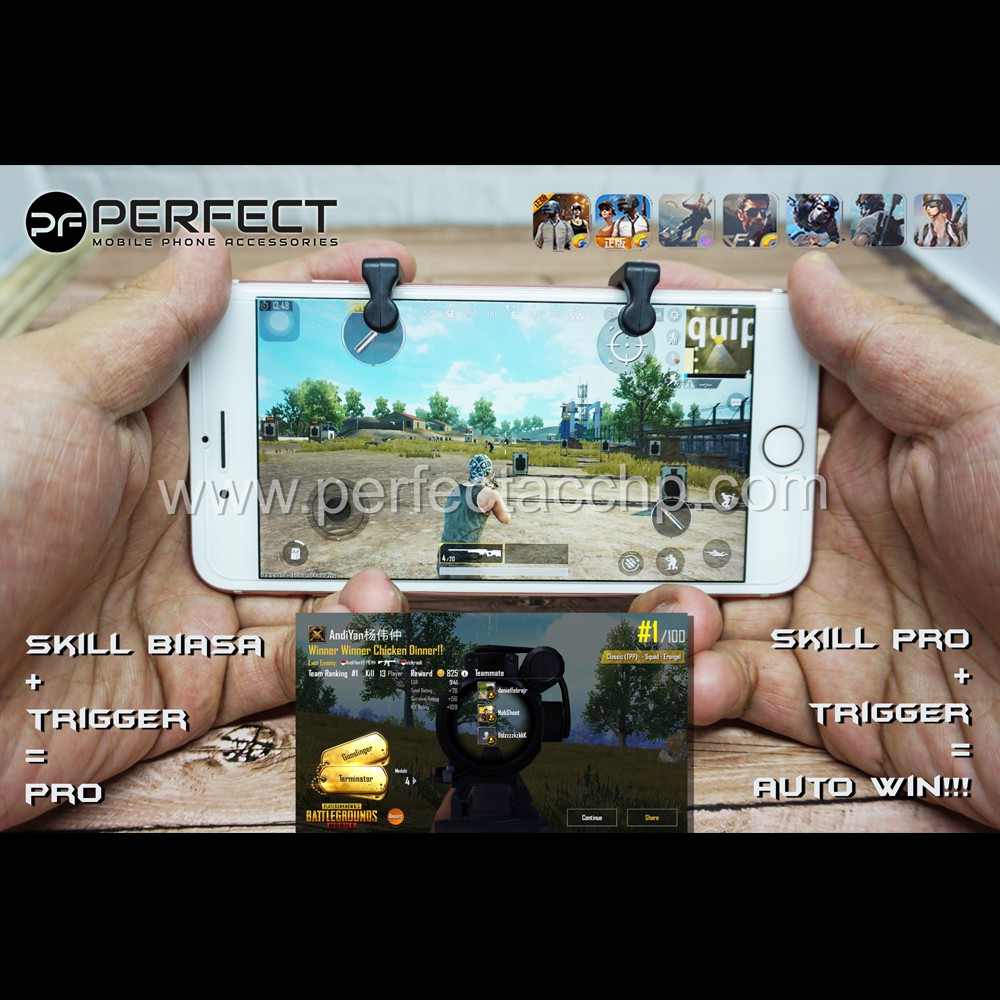 TRIGGER PUBG GEN X TRIGGER L1 R1 TOMBOL R1 L1 PUBG Shopee