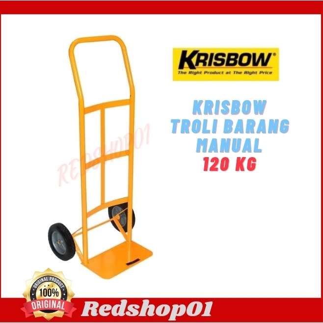 Krisbow troli barang 120 kg/troli besi/troli Serbaguna/troli galon/troli gas