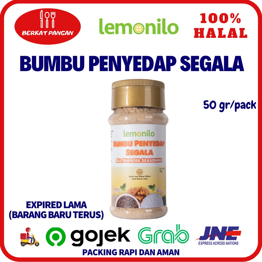 Lemonilo Bumbu Penyedap Segala (All Purpose Seasoning) NON MSG - 50gr