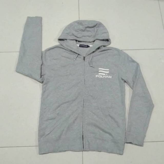Polham~Zip Hoodie ori second