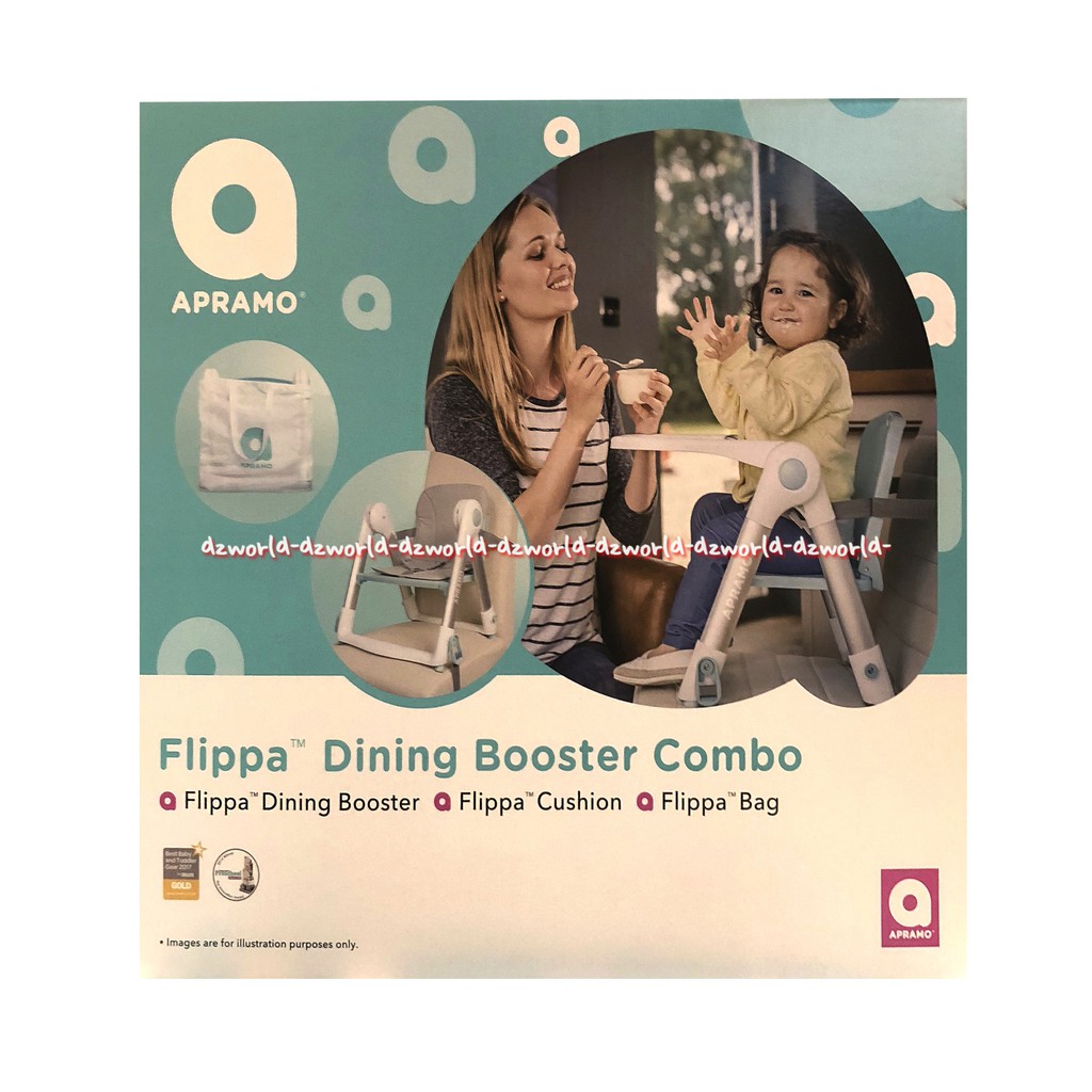 Apramo Flippa Dining Booster Combo Kursi Makan Lipat Travelling Travel Chair Kursi Makan Bayi Anak Travel Bisa Lipat Ap Ramo Dinning