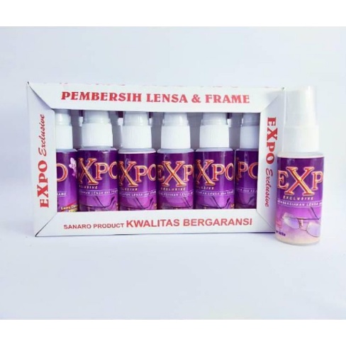 Pembersih lensa kacamata, kamera, pembersih lensa serbaguna Cairan Pembersih Kacamata EXCLUSIVE dan EXPO