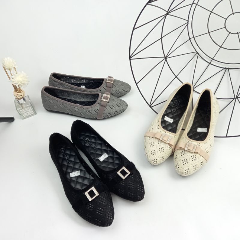 VNL Livinia Flatshoes | Sepatu Wanita | Sepatu Flatshoes | Flatshoes Casual | Sepatu Ballerina