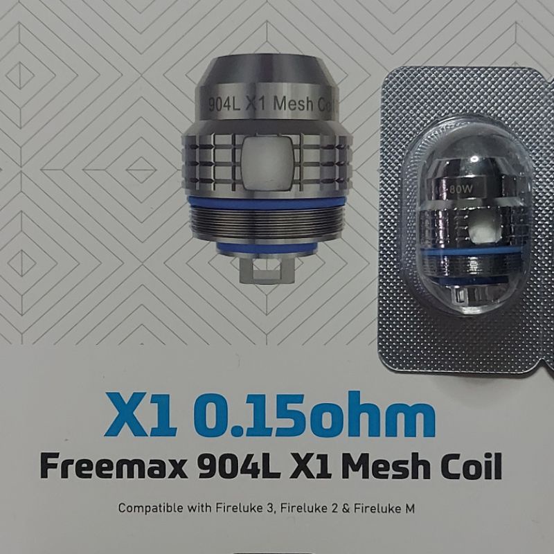 original freemax 904L x1 fireluke 0.15 freemax 1pcs coil bisa uforce