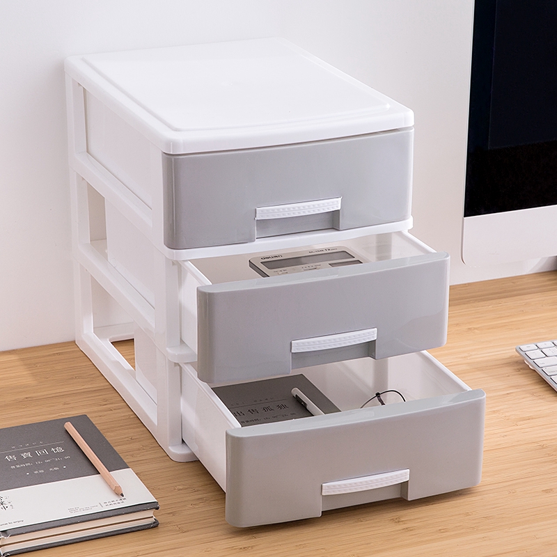 Office Desktop Storage Box Simple Plastic Drawer Storage Cabinet Office Desk Rack File Debris Storag Shopee Indonesia