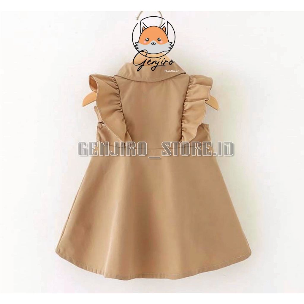 BAJU ANAK PEREMPUAN/DRESS RAMY COKSU/SINGLET/FASHION ANAK /UNTUK USIA 6 BULAN - 4 TAHUN/COD