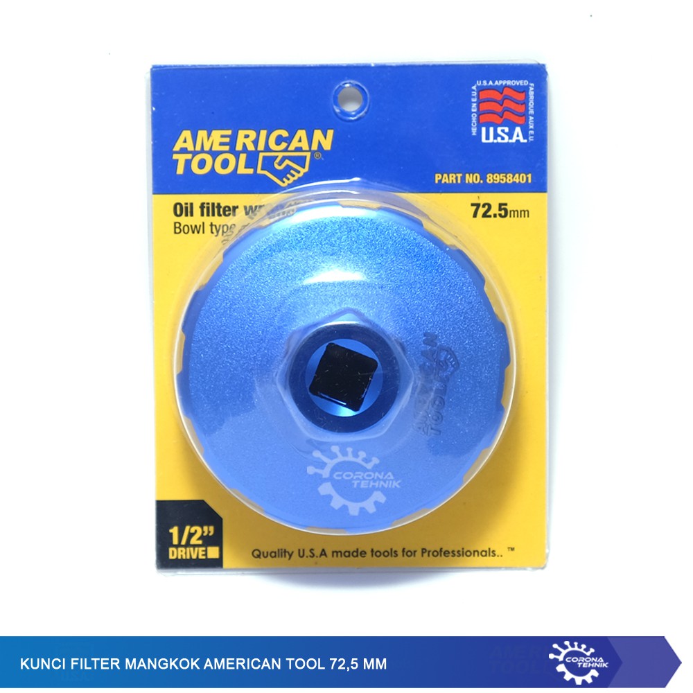 Kunci Filter Mangkok American Tool 72,5 mm