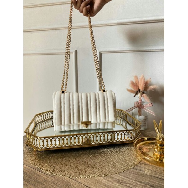 Zara MIDI Quilted Pushlock SLING BAG / ZARA QUILTED CROSSBODY BAG