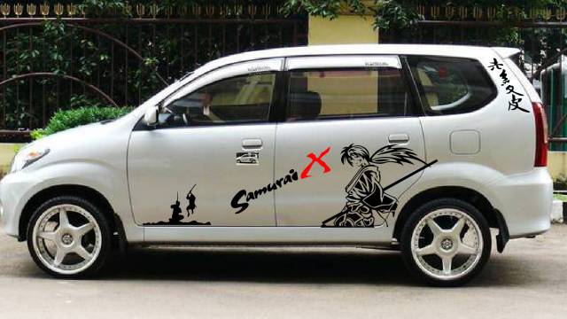 Cutting Stiker Samurai X Xenia Avanza Shopee Indonesia