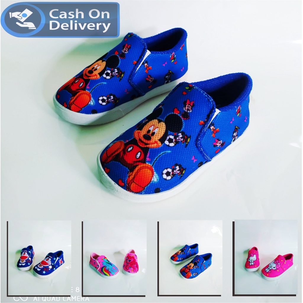 Sepatu Anak slip on KUDA PONI PING PELANGI NEW BISA COD 1-7 THN