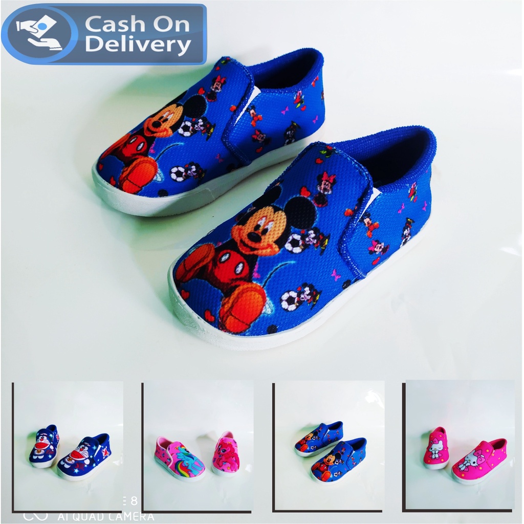 Sepatu Anak slip on KUDA PONI PING PELANGI NEW BISA COD 1-7 THN