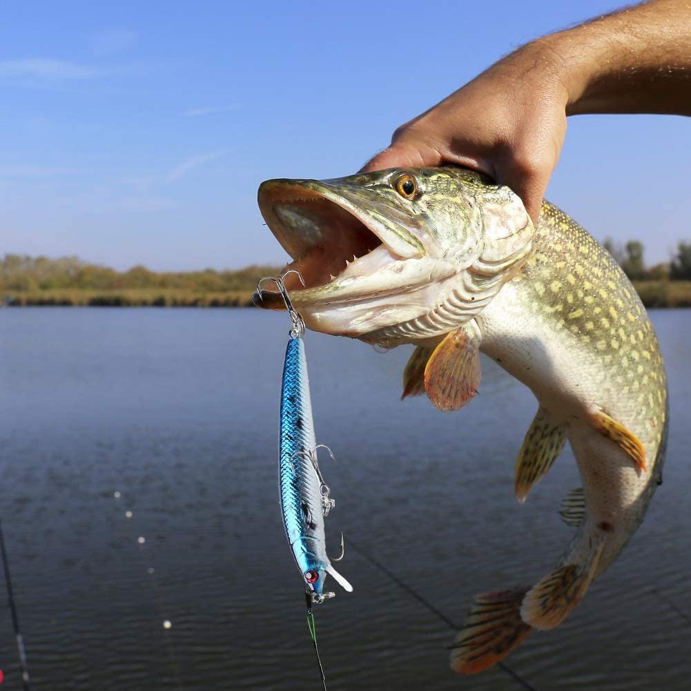 Umpan Pancing Bentuk Ikan Kecil 10cm 9g Untuk Memancing Di Air Tawar / Laut