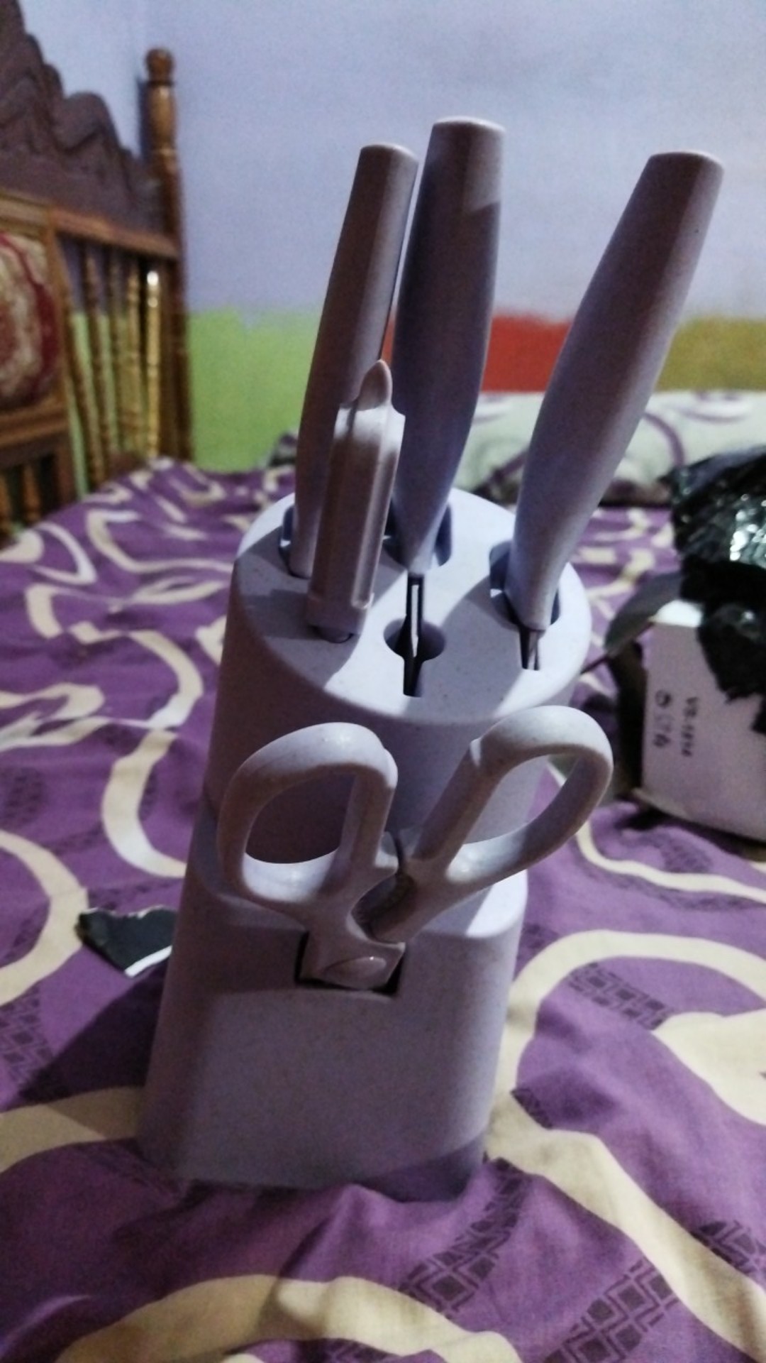 Pisau Set Stainless Dilapis Anti Lengket 1 Set Isi 6 Termurah Set Pisau Dapur Kitchen Knife Set