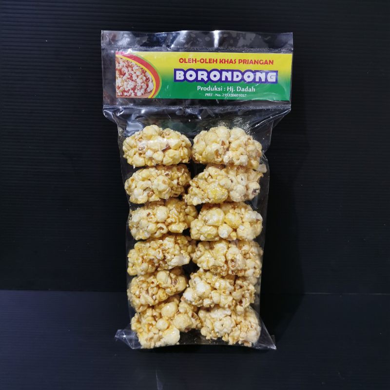 

BORONDONG JAGUNG popcorn manis cemilan khas Priangan