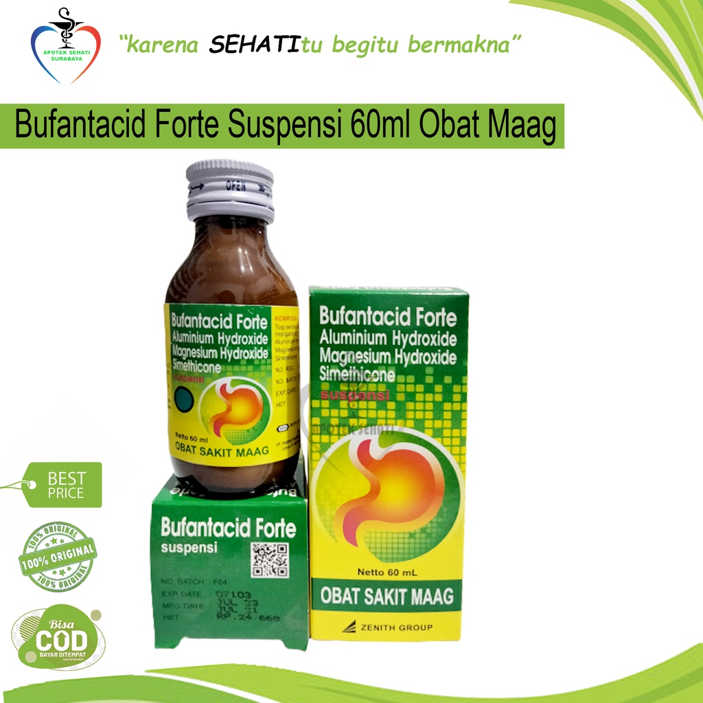 Bufantacid Forte Suspensi 60ml Obat Maag Lambung