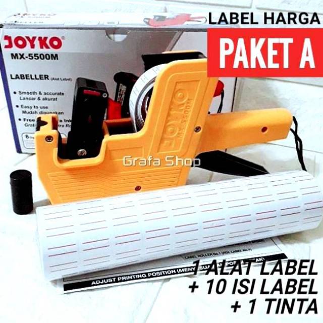 

1 Set Paket Alat Label Harga Pencetak Label Harga Price Labeller paket A dan B