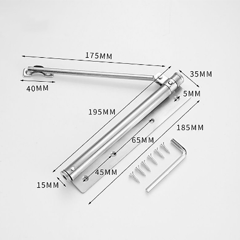 Door Closer/Alat Penutup Pintu/ Engsel Koboi / Penutup PIntu otomatis kecil/Alat Penahan dan Penutup Pintu Otomatis Besi Tahan Karat