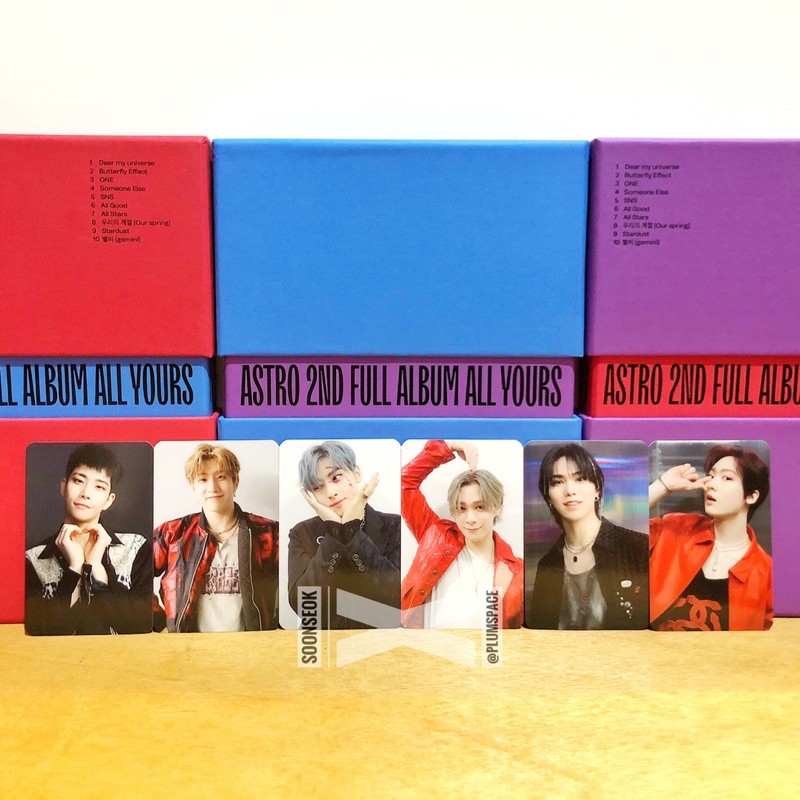 ASTRO - All Yours BENE photocard/pc (Everline, Music Korea)