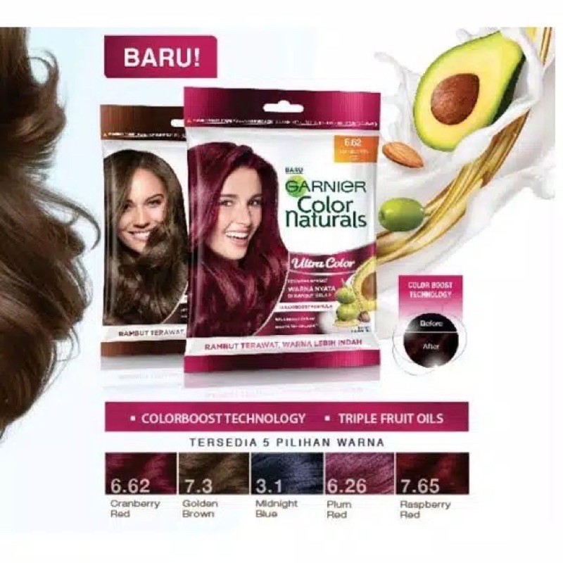 GARNIER HAIR COLOR NATURAL [SASET] / CAT RAMBUT GARNIER