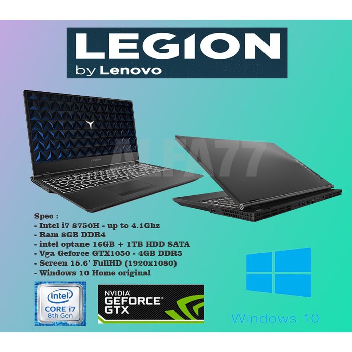 Jual Laptop Gaming Lenovo Legion Y530 I7 8750h 8gb Gtx1050 4gb