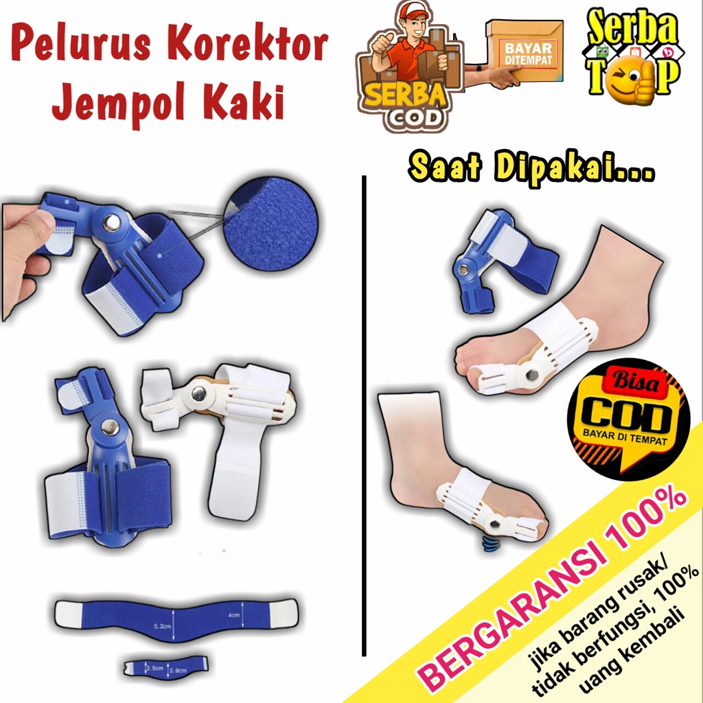 Alat Pelurus Jempol Kaki korektor jempol kaki alat penyangga jempol kaki koreksi jempol kaki alat pe