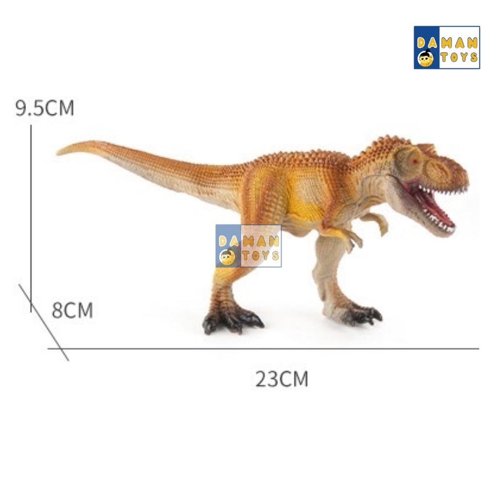 Jurassic World Tyranosaurus Rex T-Rex Mainan Edukasi Figure Dinosaurus