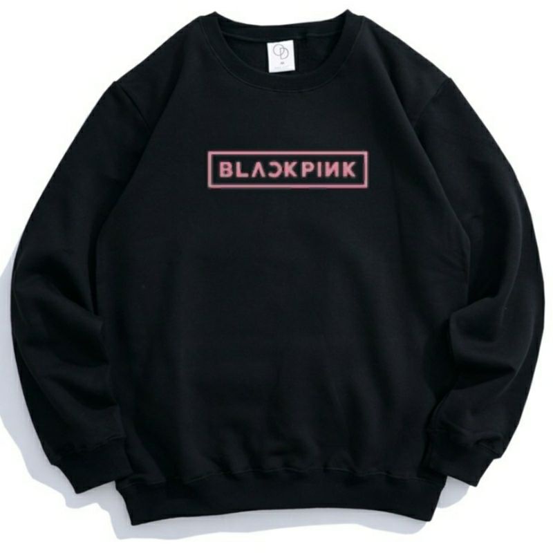 Sweater Basic Lisa Blackpink Logo Kotak Tengah